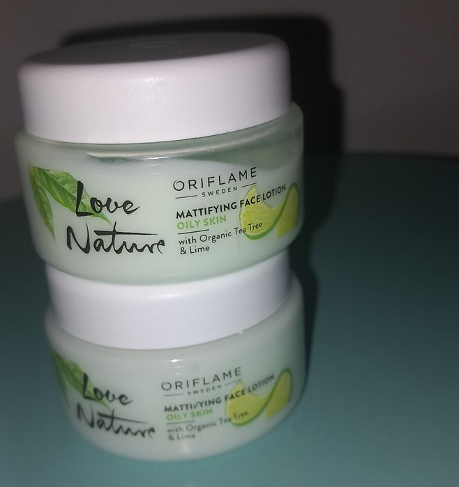 Oriflame Love Nature Creme facial matificante Tea tree and Lime