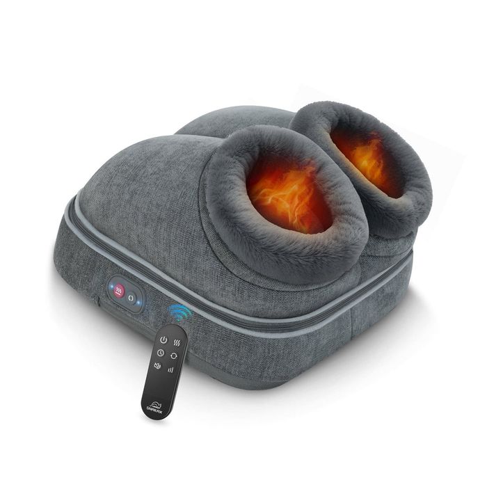 Massageador de pés Shiatsu Snailax com aquecimento - Massagem profunda