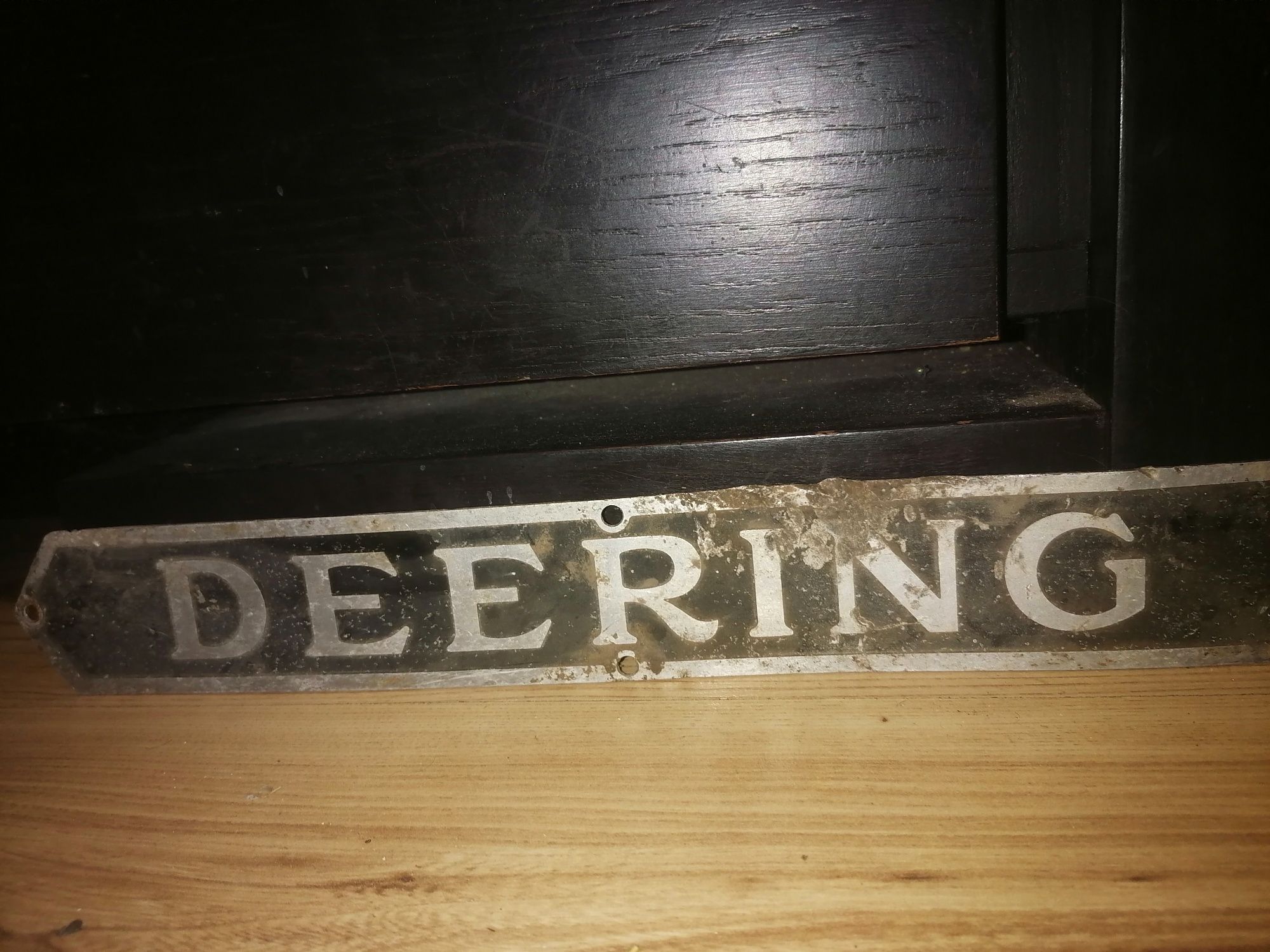 Tabliczka metalowa deering