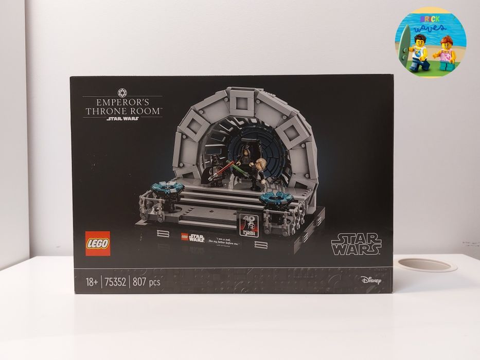 ENVIO GRATIS-LEGO 75352 Emperor's Throne Room Diorama (Star Wars)