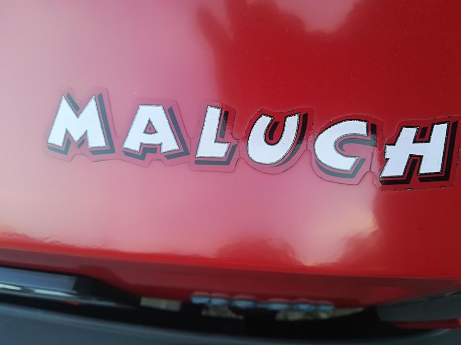 Fiat 126 p nowa naklejka na maskę silnika Maluch