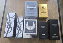 Opakowania pudełka po perfumach Invictus Ysl One million Armani