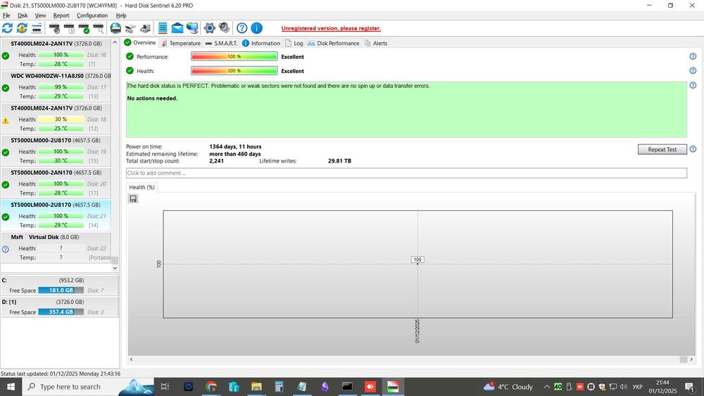 Зовнішній жорсткий диск Seagate 5 tb (100% здоров’я) USB3.0 ST5000LM02