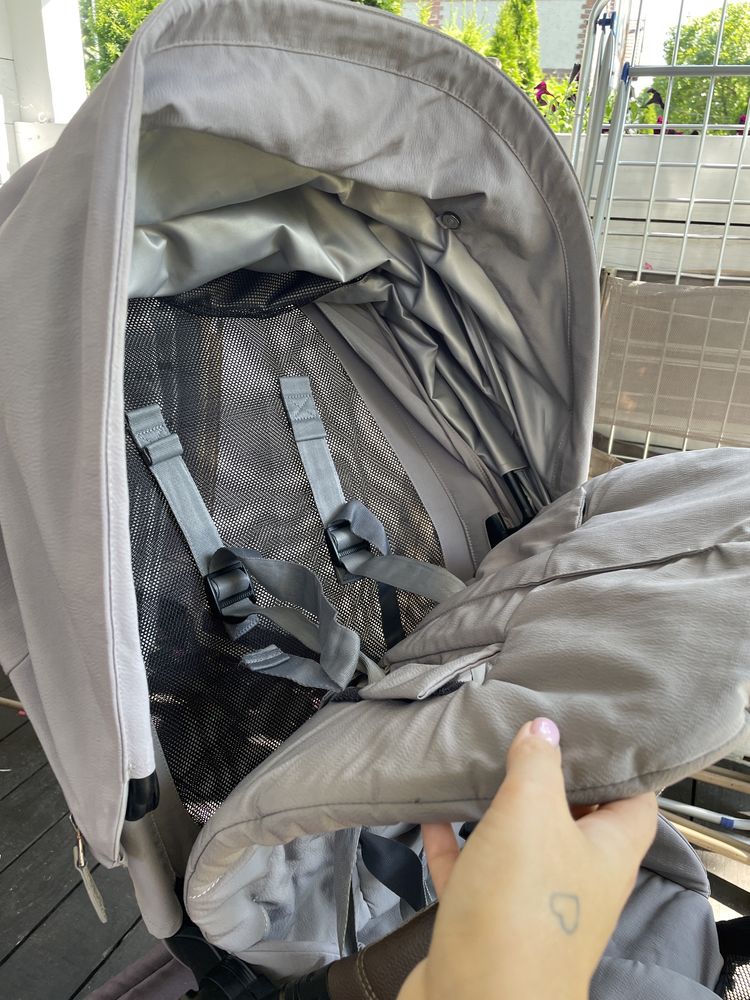 Cybex mios szary zlota rama