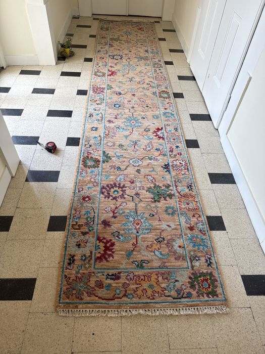 Tapete em lã Azeri Paquistao 382 x 81 cm
