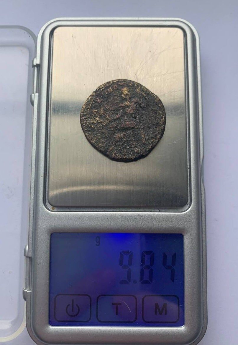 Редкая монета древний Рим - Асс Антоний Пий медь Антика