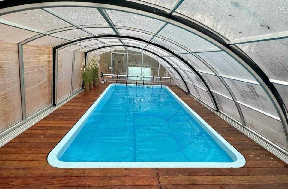 Zadaszenie basenowe przykrycie Monaco 8,80 x 5,00 x 2,20m wysokie !