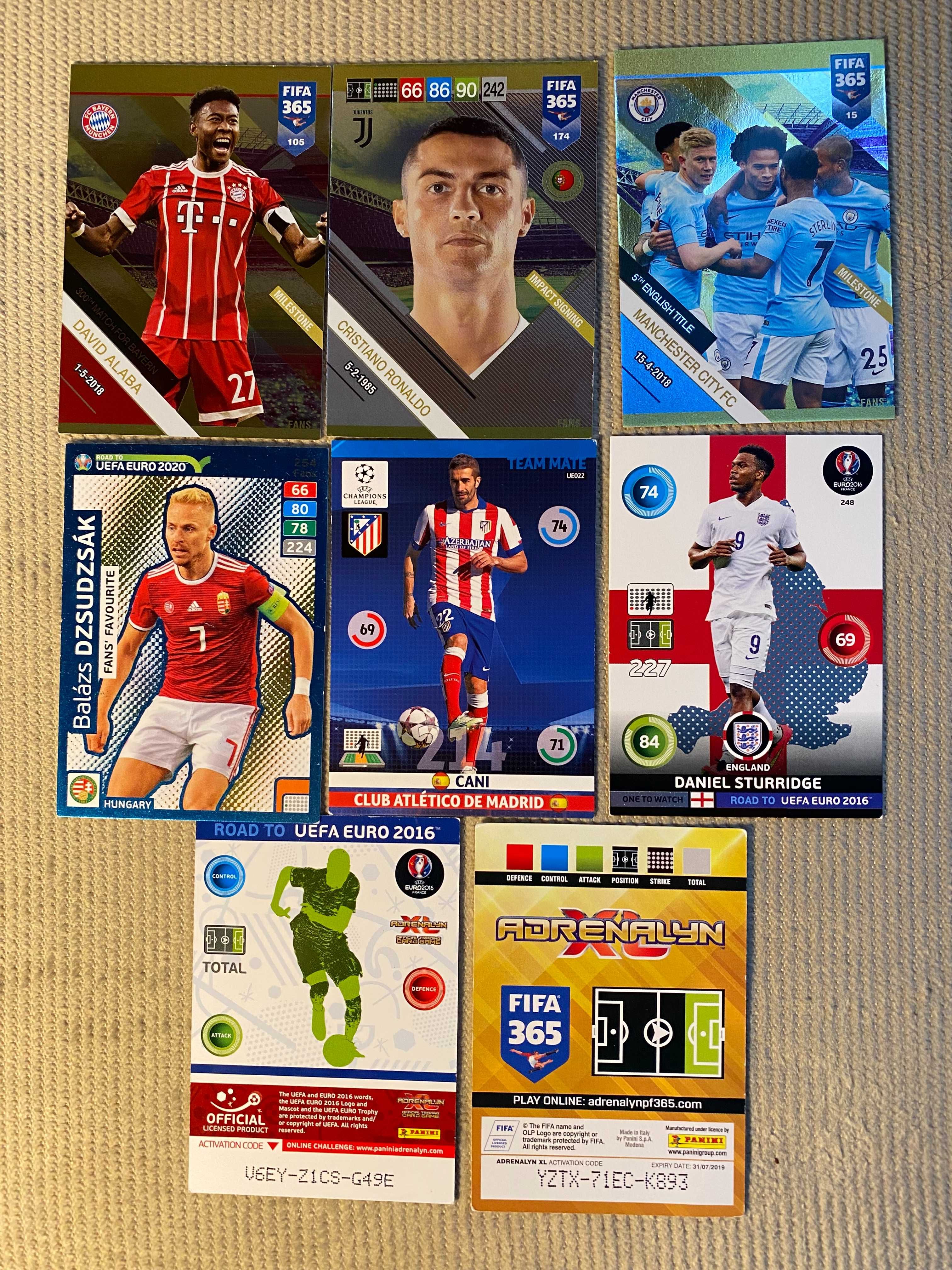 Karty kolekcjonerskie ROAD To UEFA EURO 2016 piłkarskie Panini
