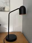 Lampka biurkowa,loft,czern,zloto