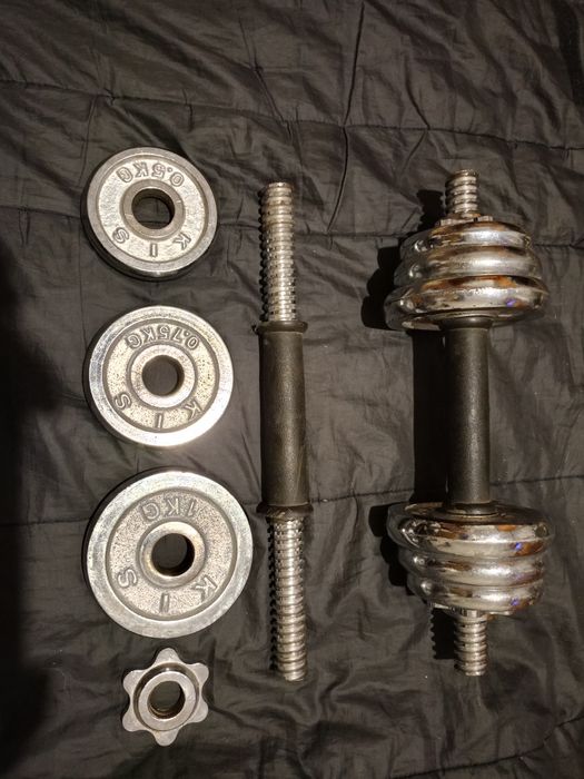 Гантели KIS 2 шт. по 5 кг новые