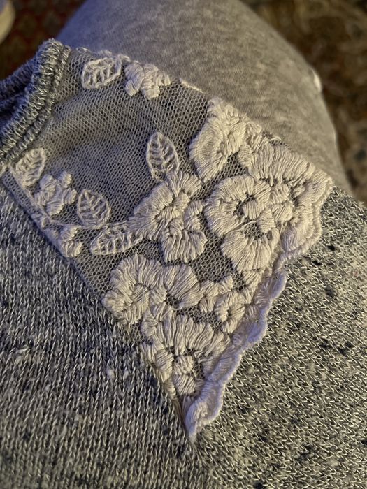 Sweterek szaro-niebieski Mothercare 18-24 mscy, do 92 cm