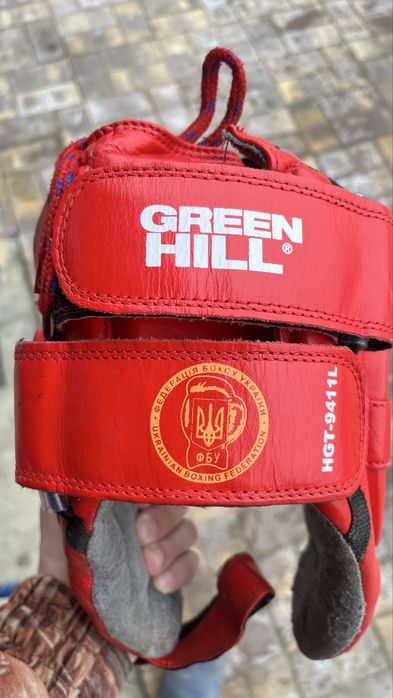 Шлем Green Hill червоний