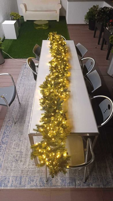 Grinalda de Natal c/Luzes (Alta qualidade)