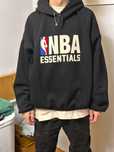 Fear of God Essentials x NBA hoodie 'Black' (FW24)
