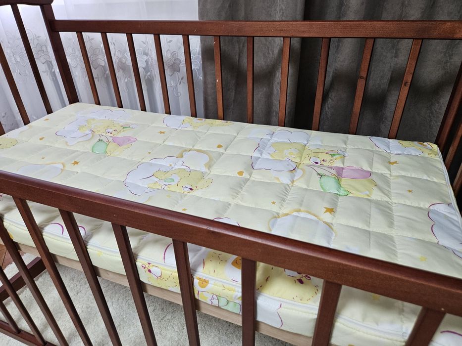 Дитяче ліжко-колиска (гойдалка) з матрацом