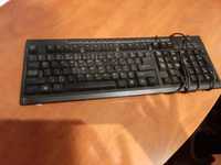 Klawiatura vintage hama keyboard prl czarna używane kolekcja strych