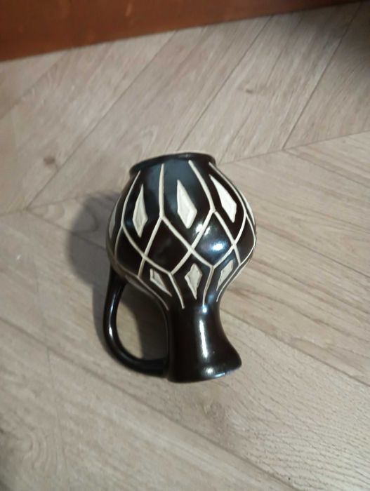 Wazonik ceramiczny z uchem Piesche & Reif