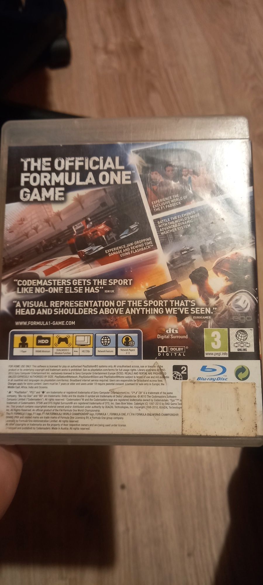 Formula1 2010 ps3