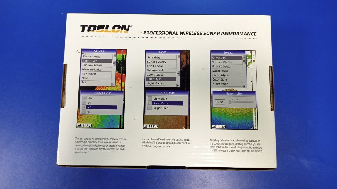 Новий ехолот Toslon TF520