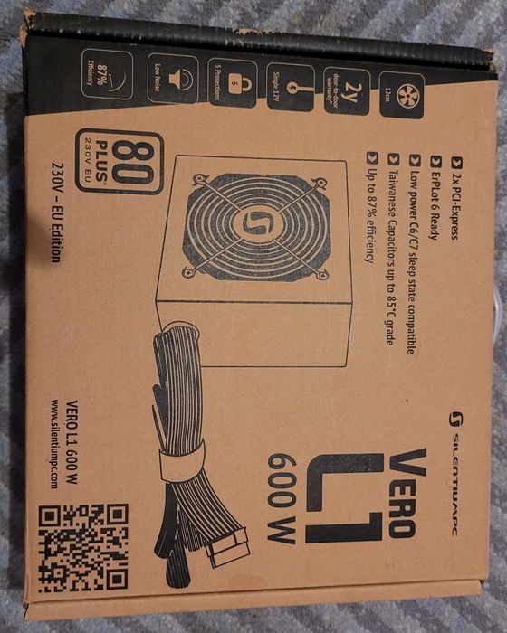 Zasilacz do komputera Silentium PC Vero L1 600W