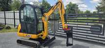 Minikoparka jcb 1.8t lift Łyżka hydrauliczna Dobry Stan! Koparka Mocna