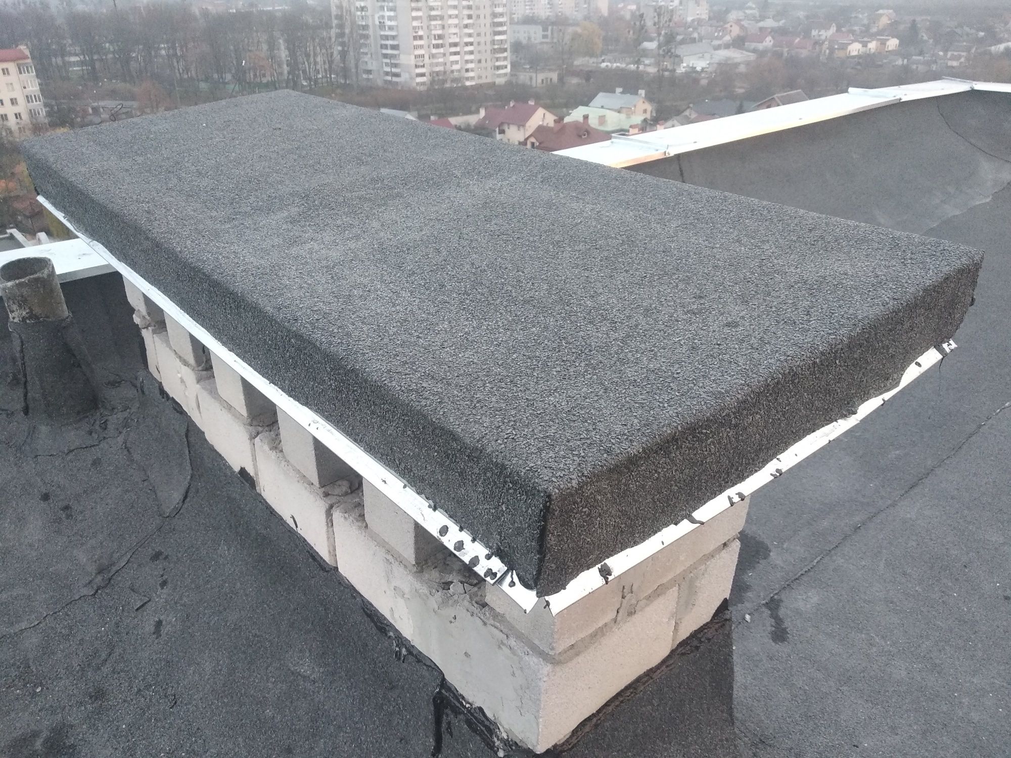Ремонт даху покрівля євроруберойдом балкон гараж квартира ангар
