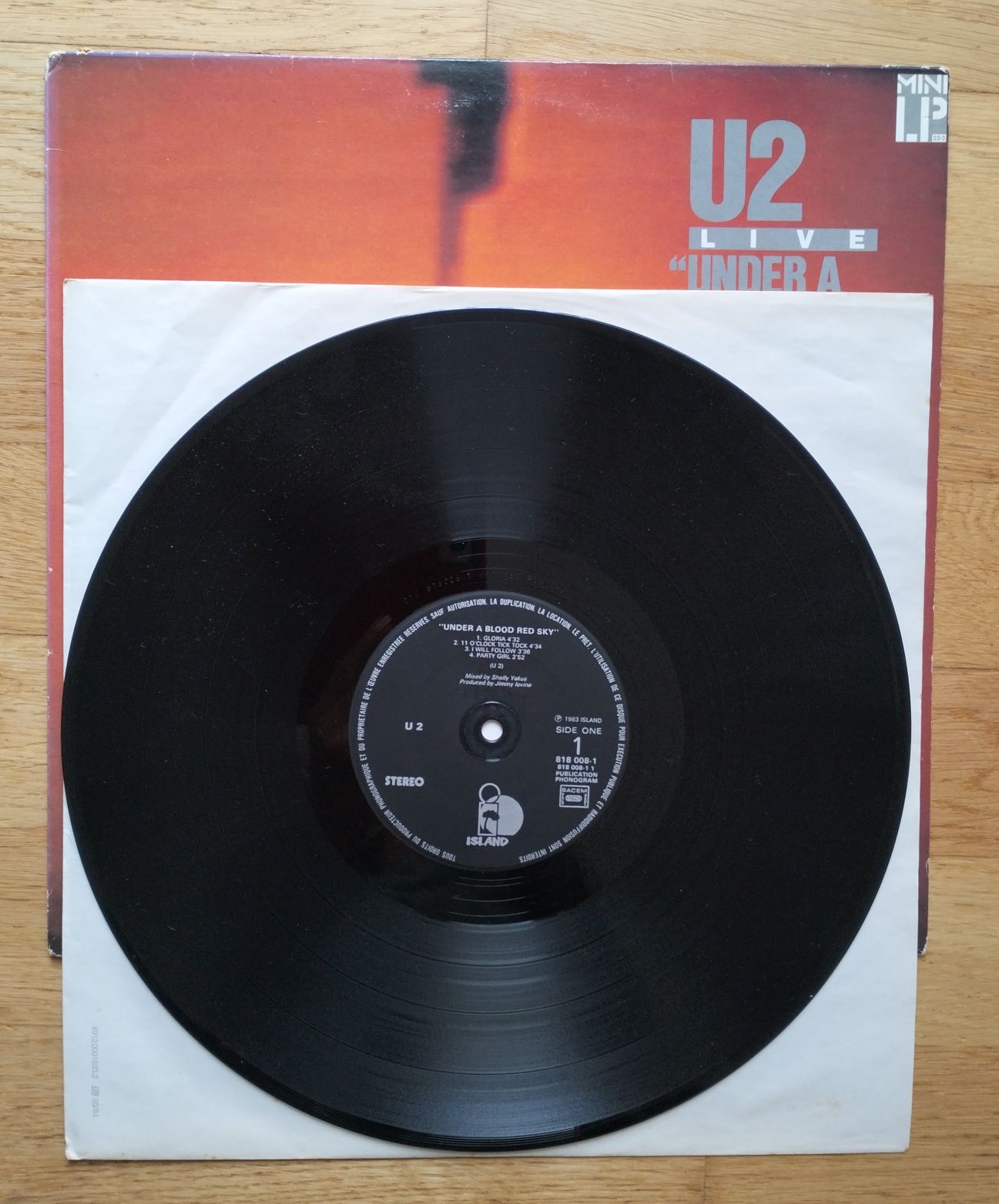 Vinil LP - U2 – Live "Under A Blood Red Sky- Original