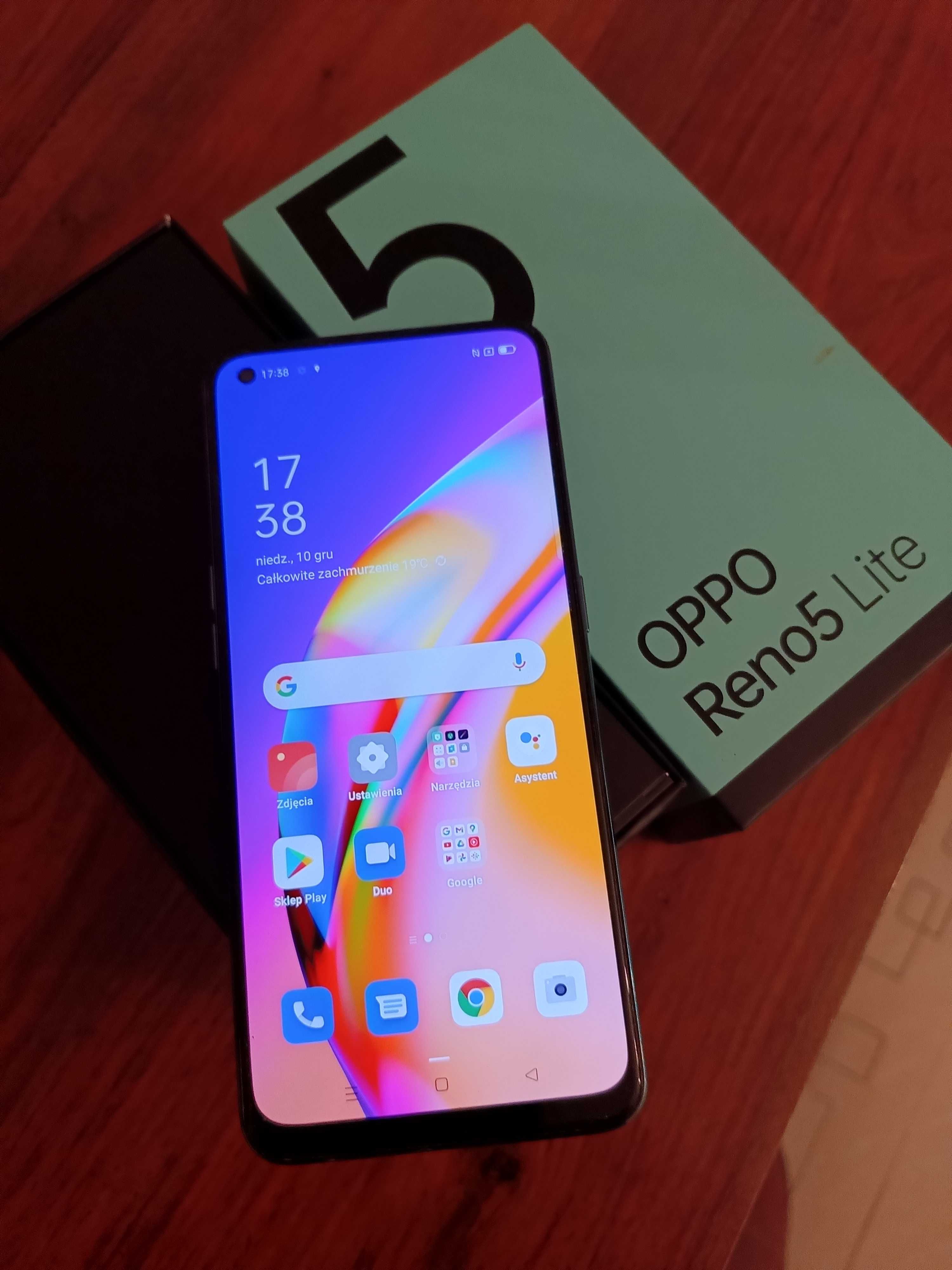 Telefon oppo Reno 5 lite niebieski