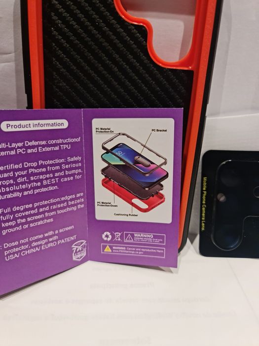 Capa samsung S25 Ultra mais película de vidro temperado