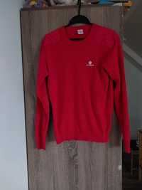 Czerwona porządna ciepła bluza Verisure MEN rozmiar M 38 L 40