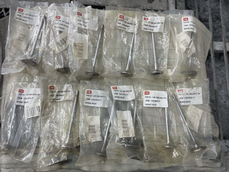 Клапана 147 309 0001 00 chevrolet пускные и выпускние