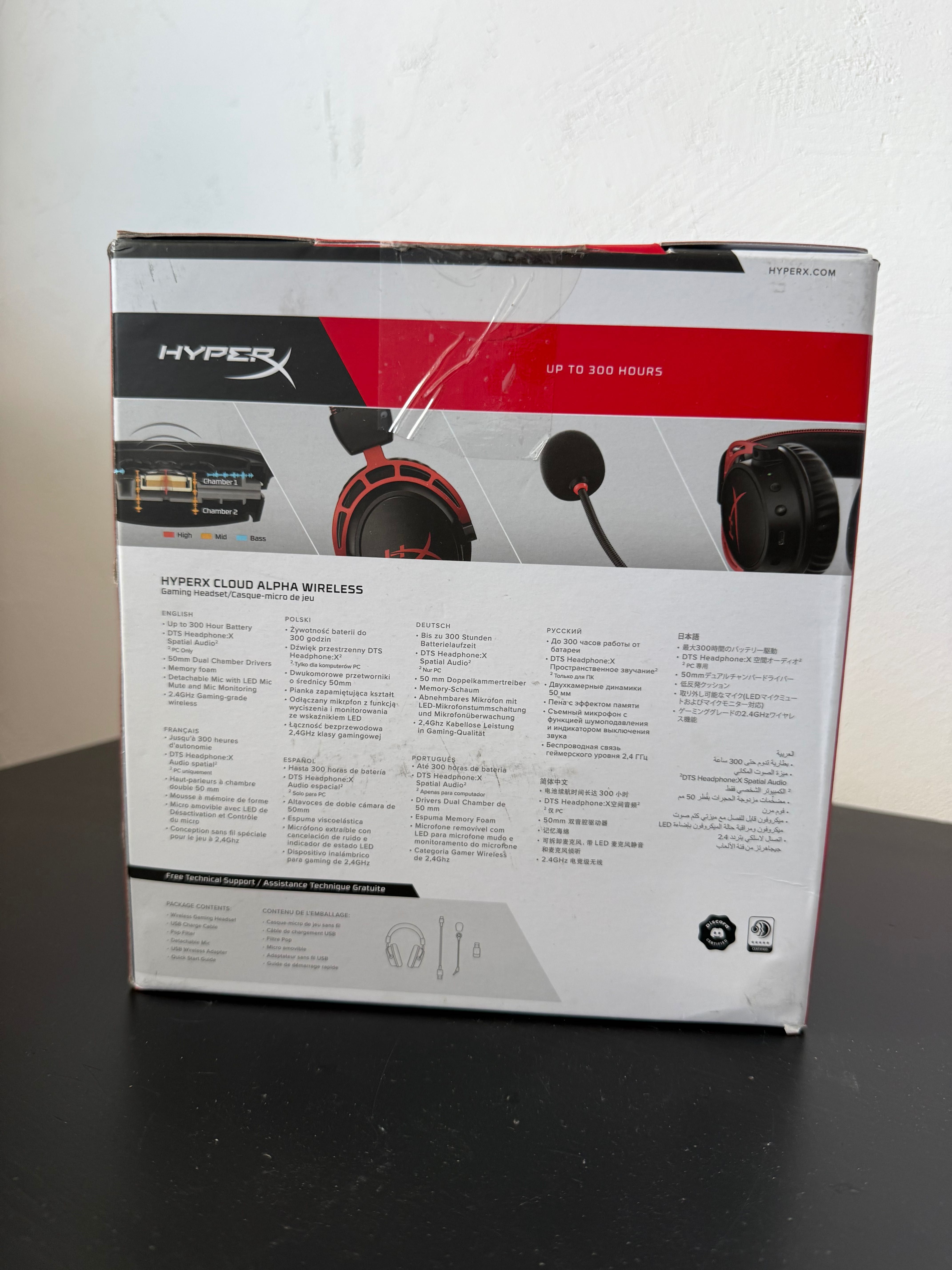 HyperX Cloud Alpha Wireless Black/Red
