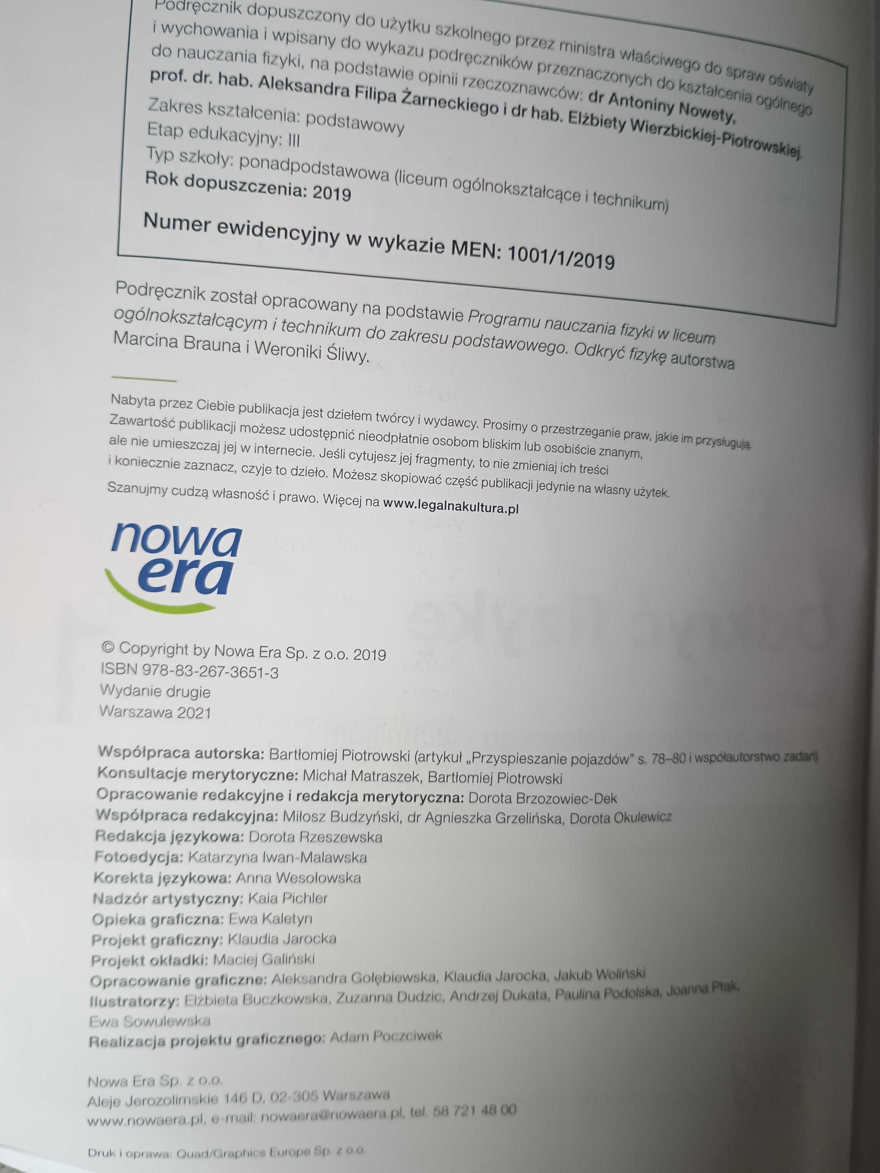 Odkryć fizykę 1 zakres podstawowy