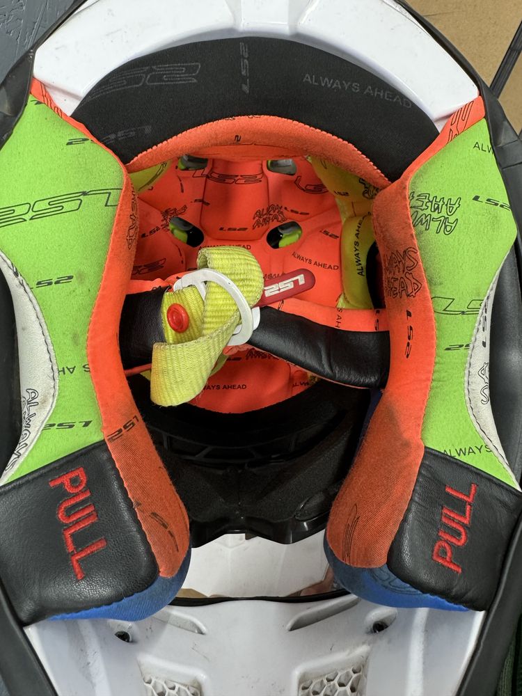 Kask LS2!! S!! Gogle 100%!! Zestaw!! Super stan!!