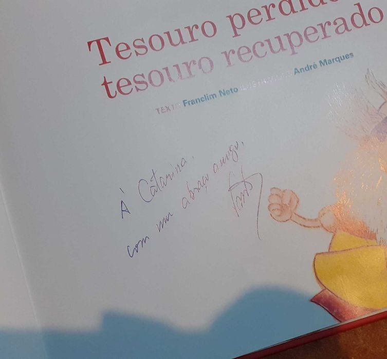 Tesouro perdido tesouro recuperado (autografado)