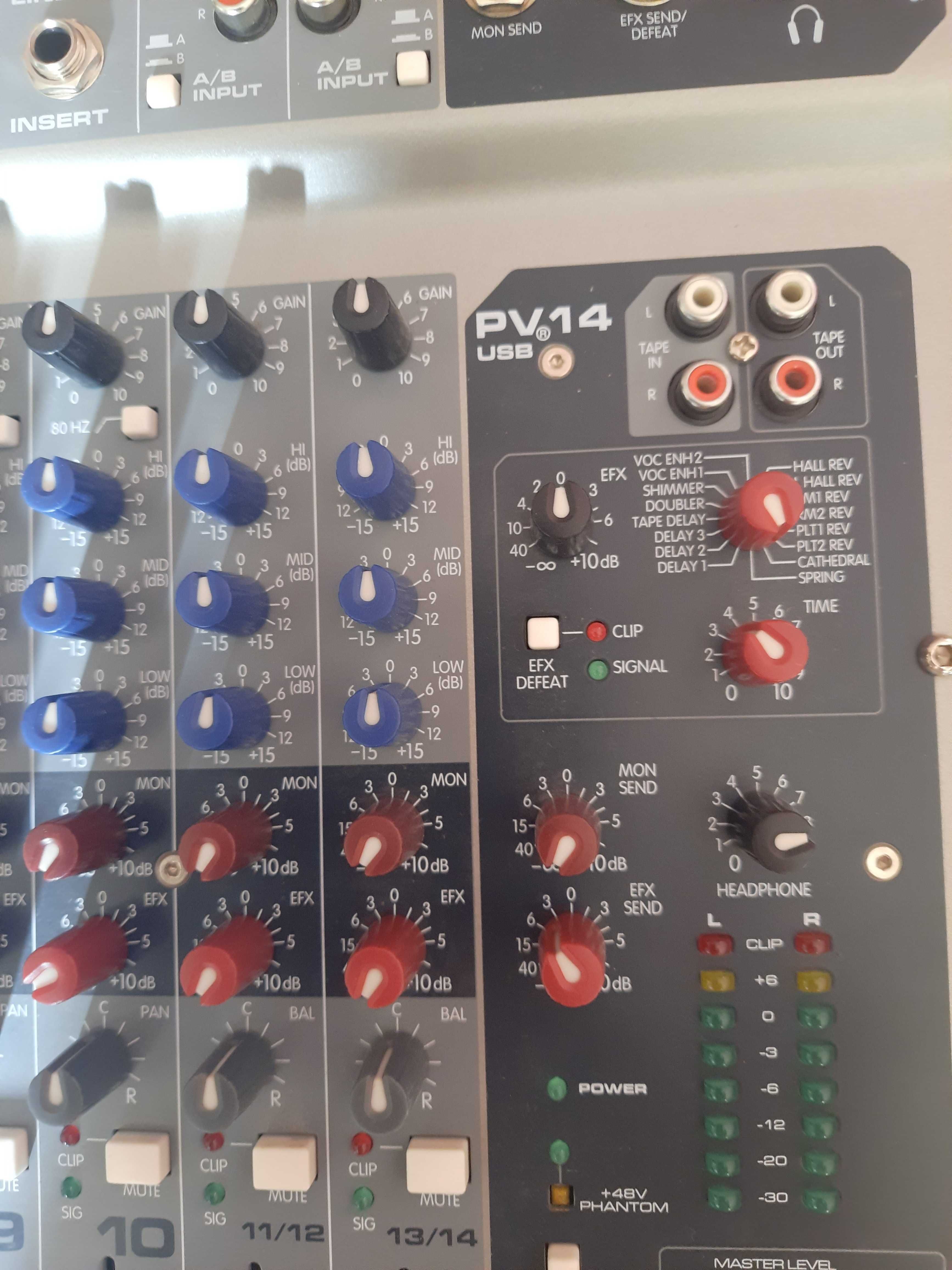 Mixer analogowy Peavey pv14 z USB