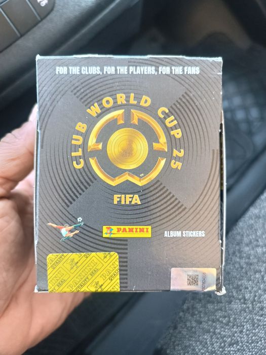 Panini Club World CUP 25 caixas 50 Saquetas