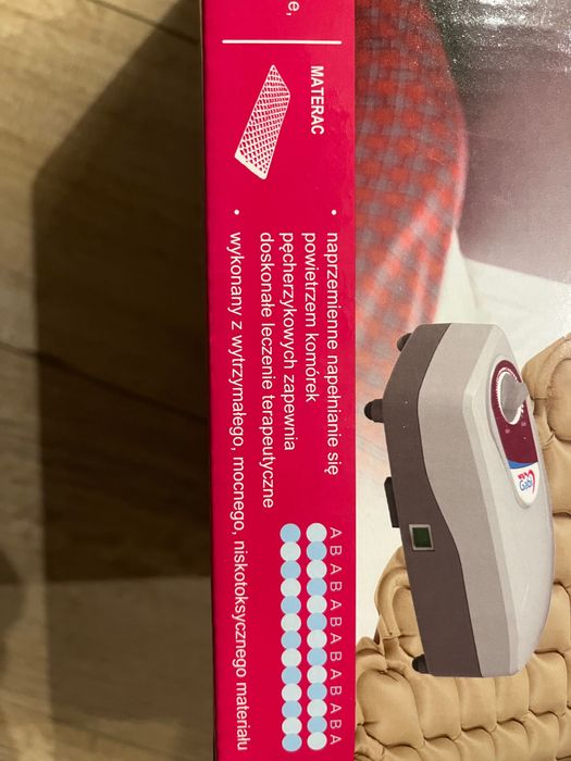 Materac pneumatyczny przeciwodleżynowy