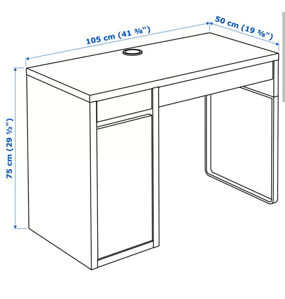 Biurko Ikea białe