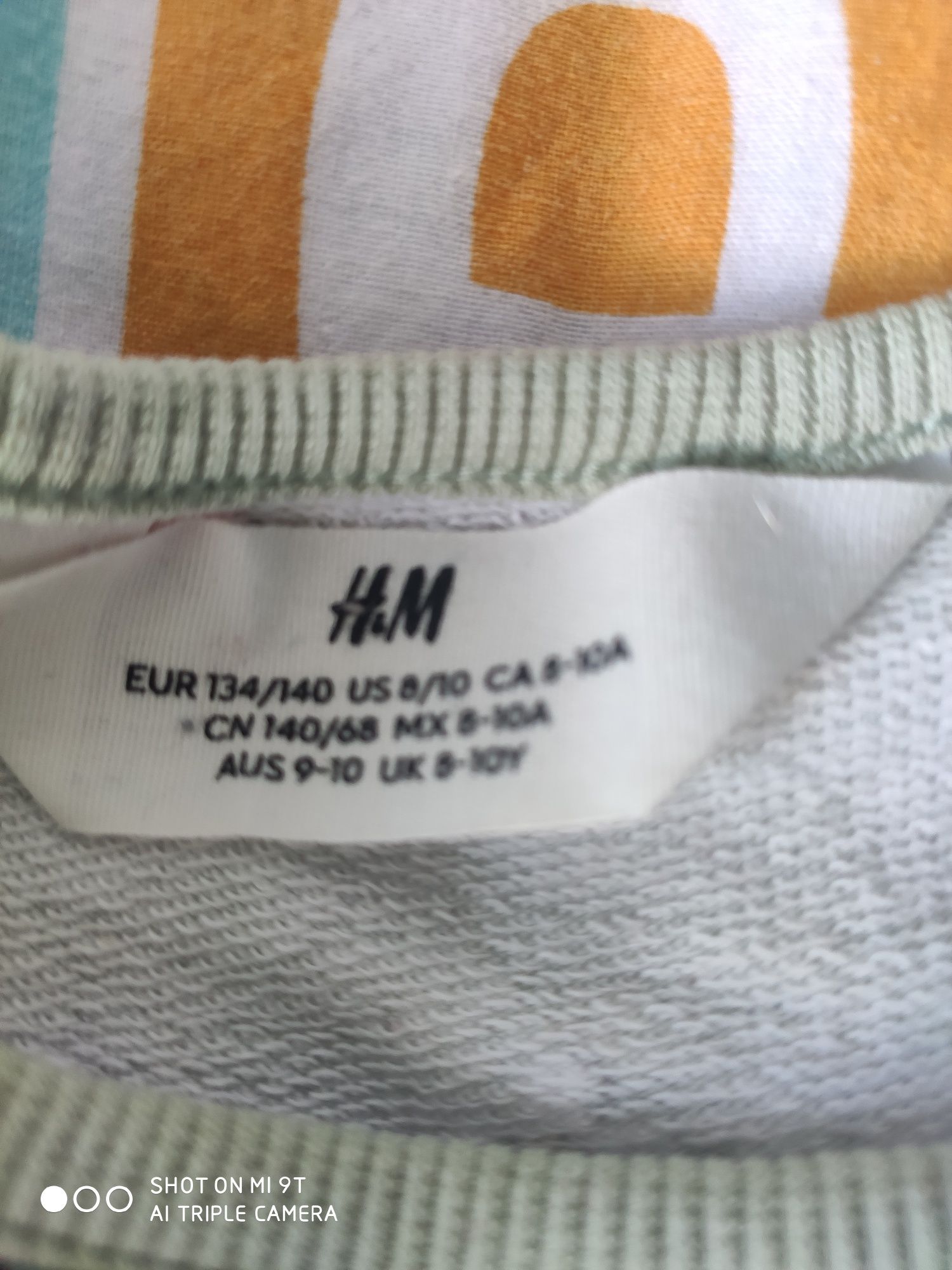 Bluzka H&M z długim rękawem roz 134/140