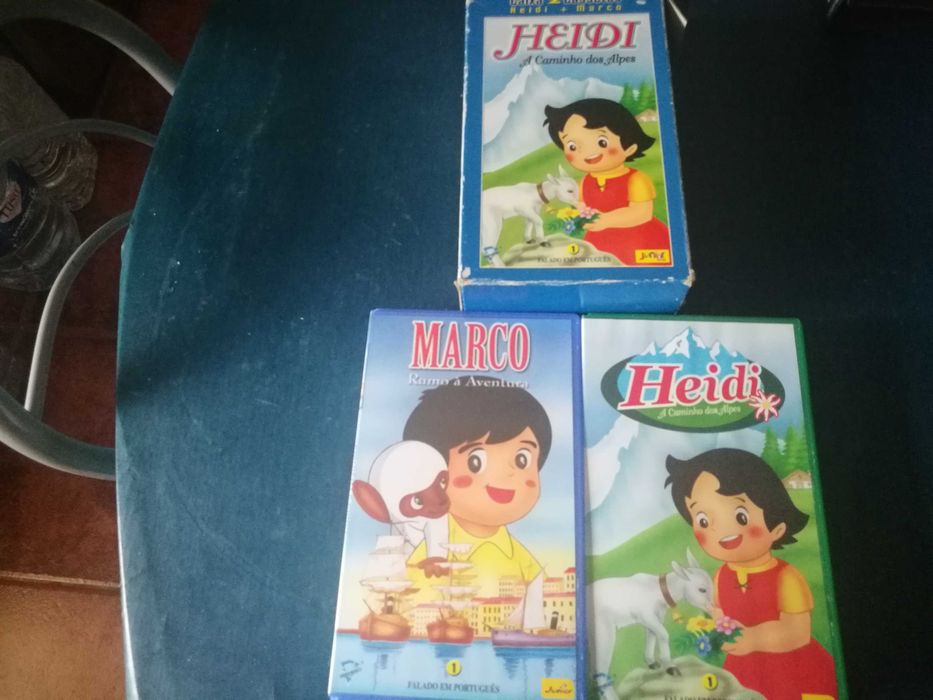 HEIDI / MARCO (CAIXA) 2XVHS (áudio Português)