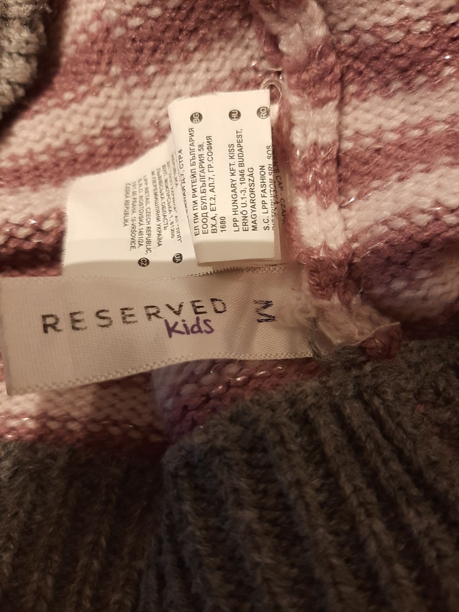 Czapeczka dziewczeca firmy reserved kids
