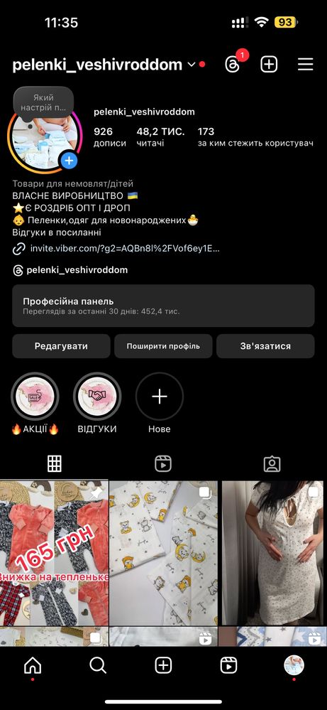 Ночнушка для годування/в пологовий