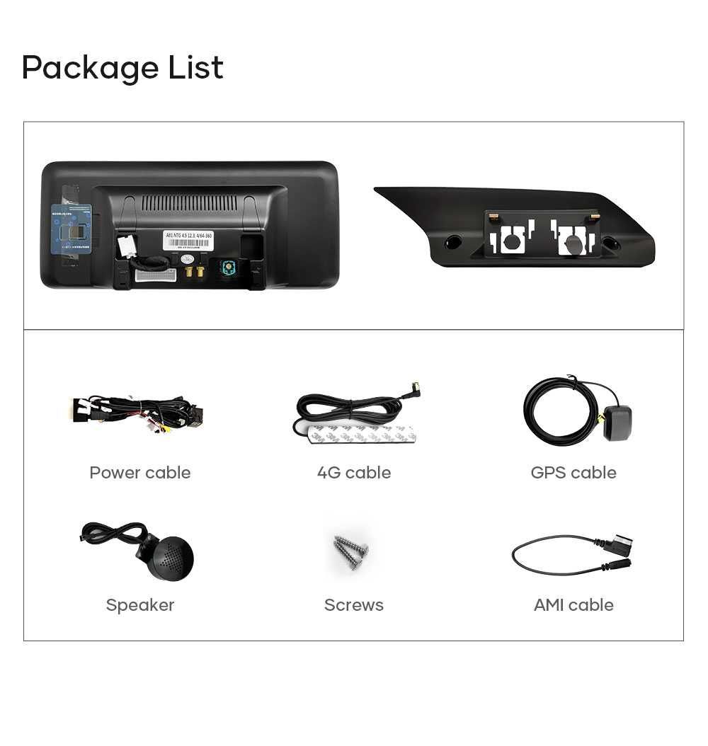 Mercedes E W212 NTG4.5 12,3 Radio USB GPS Nawi WiFi 4G Android CarPlay