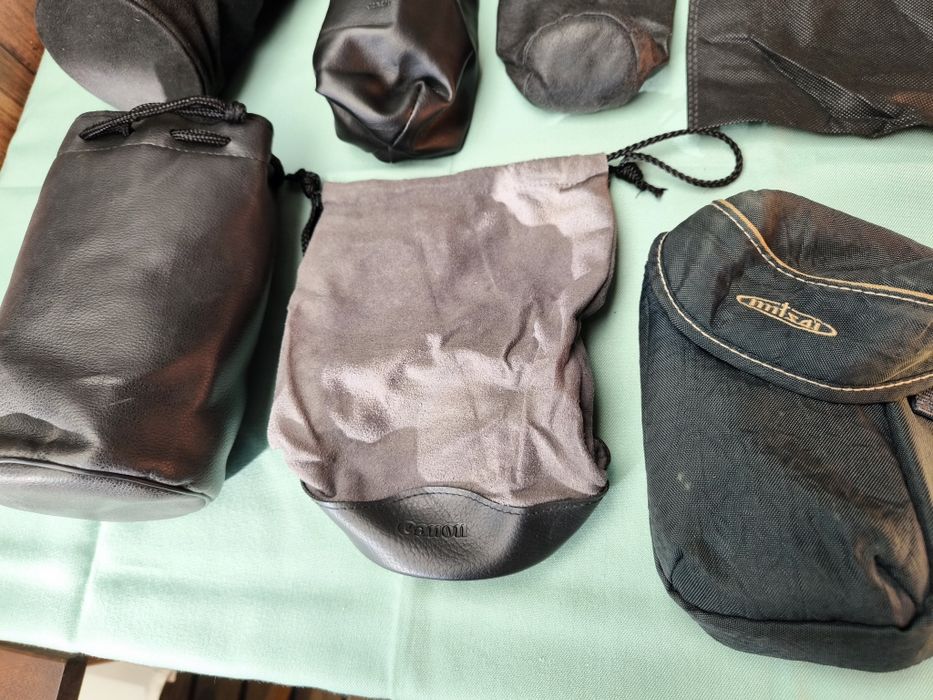 Bolsa Canon Nikon para objetivas lentes fotográficas