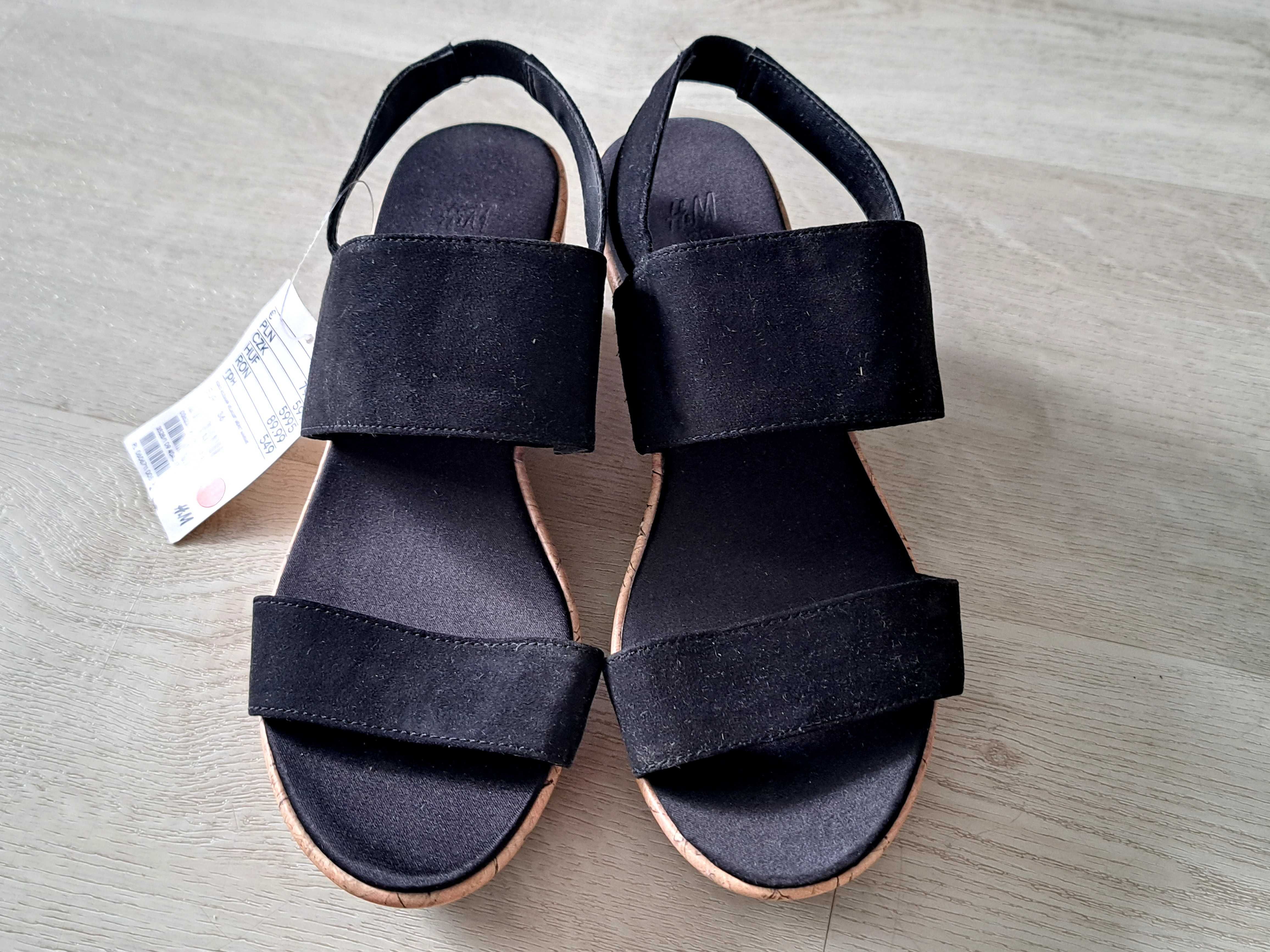 Buty na koturnie  letnie nowe H&M 36