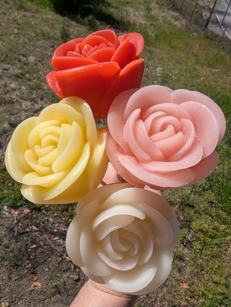 Flor de cera perfumada
