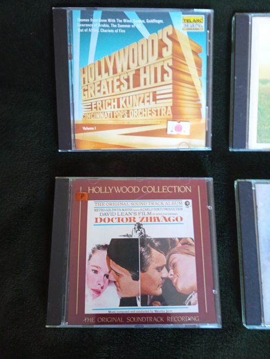 4 Cds Musicas de filmes :Out Of Africa , Doctor Zhivago, The Mission..