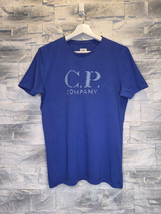 Koszulka C.P. Company T-Shirt Logo Niebieska CP