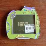 #moldura metálica #gato está nova